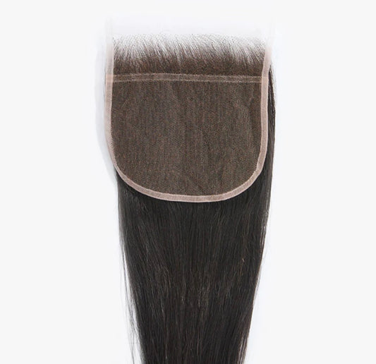5"x5" Raw Silky Straight Closure